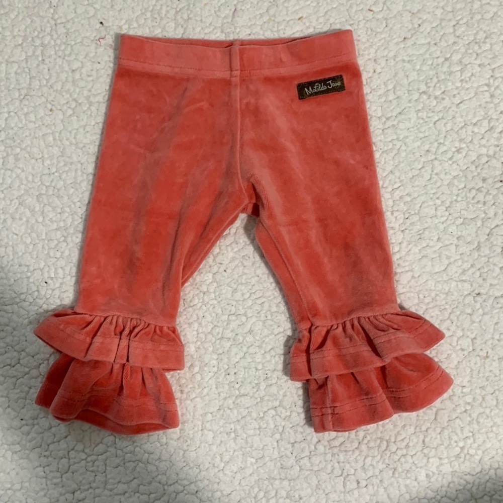 Matilda Jane Velour Ruffle Pants Leggings